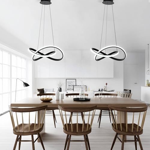 Modern Chandelier with Remote