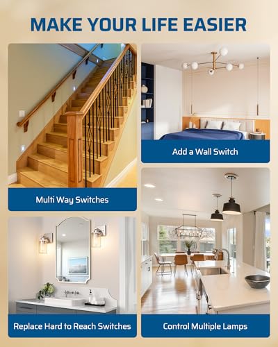 Wireless Light Switch and Receiver Kit