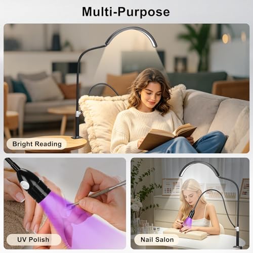 Half Moon Desk Nail Lamp with UV Gel Nail Dryer