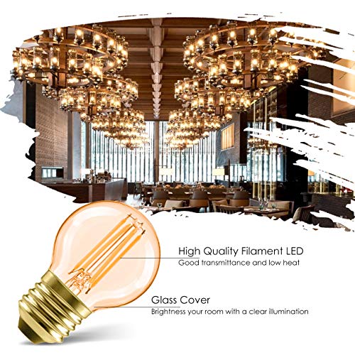 G14 LED Globe Light Bulb Dimmable (6 Count)