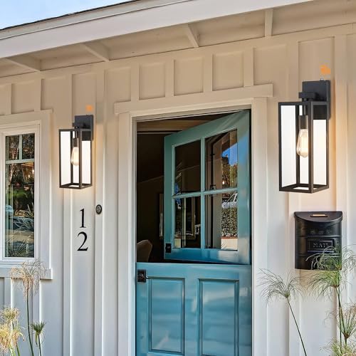18 Inch Outdoor Wall Light Dusk to Dawn (2 Count)