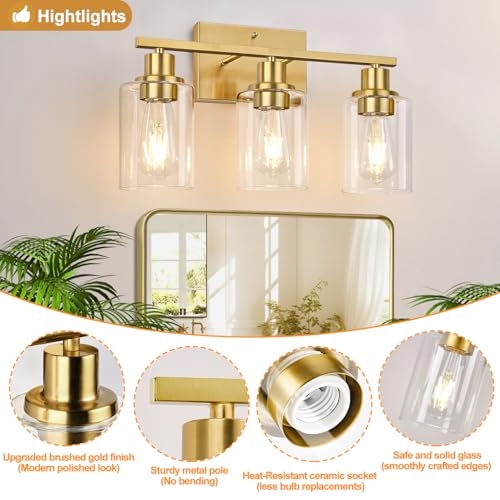 3 Light Bathroom Light Fixtures
