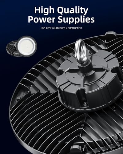 200W UFO LED High Bay Light Super Bright 30000LM IP65 5000K 10pack (10 Count)