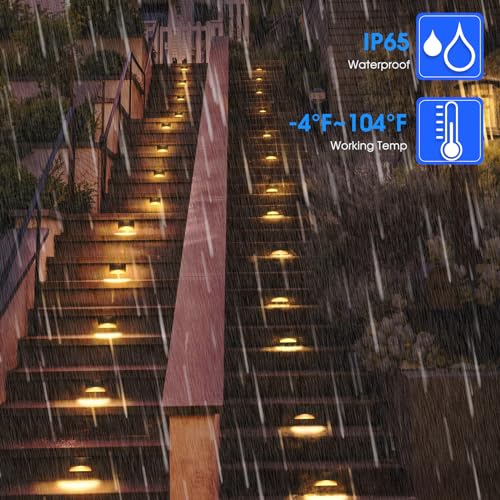 Energetic 5CCT 120V LED Indoor Outdoor Step Lights (6 Count)