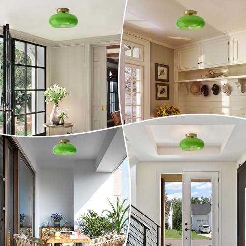 Green Ceiling Light
