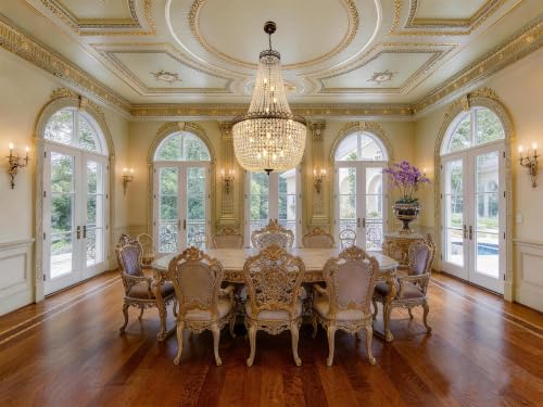 French Empire Crystal Chandelier for Foyer Entryway