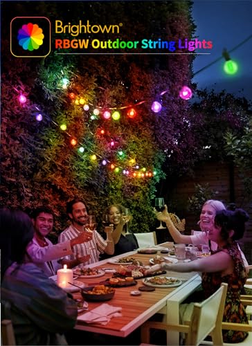 Outdoor String Lights 29 Feet G40 LED Patio Lights (60 Foot)