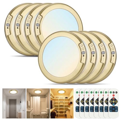Gold Wireless Rechargeable Ceiling Light