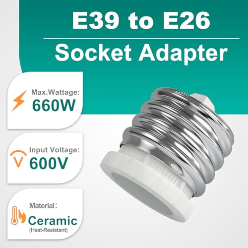 E39 to E26 Socket Converter