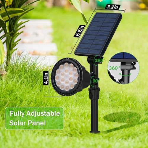 Solar Spot Lights Outdoor (2 Count)