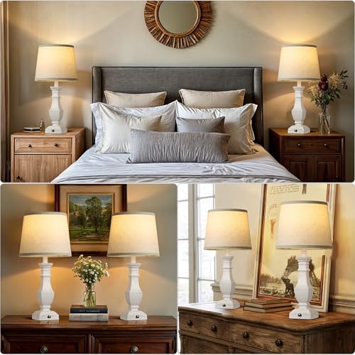 Dimmable Table Lamps Set of 2
