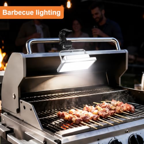 Rechargeable LED Umbrella Light Brightness Working Aluminum for Camping BBQ