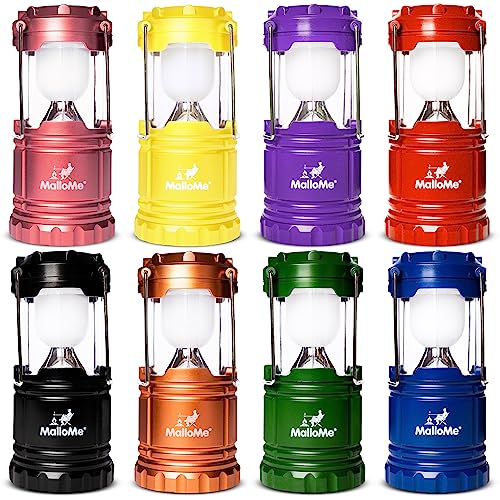 Camping Lantern Multicolor 8 Pack Lanterns for Power Outages (8 Count)