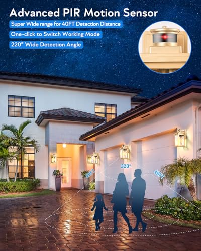 Motion Sensor Porch Lights