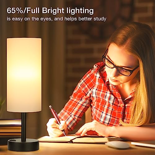 White Touch Table Lamp for Bedroom
