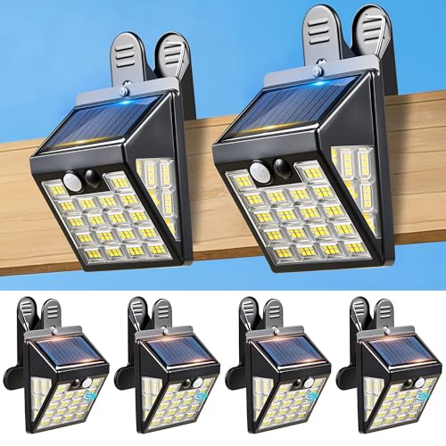 160LEDs Clip on Solar Lights Outdoor (4 Count)