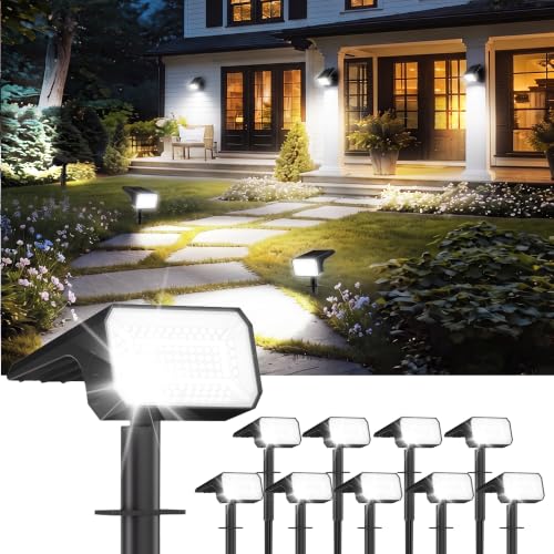 10 Pack Solar Spot Lights Outdoor Waterproof IP67 (10 Count)