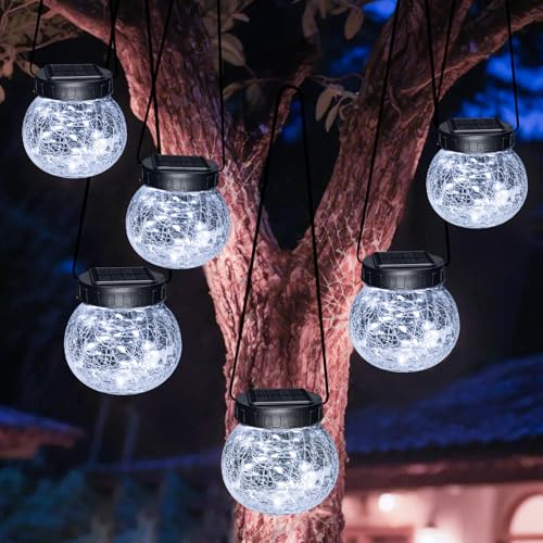 Solar Lanterns Outdoor Waterproof 6 Pack (6 Count)