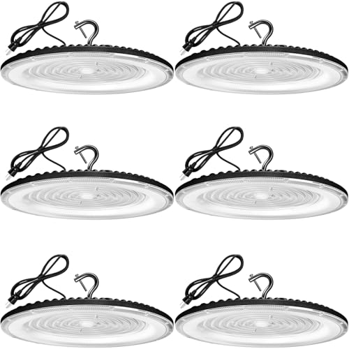 6 Pack 500W UFO Led High Bay Light Fixture (6 Count)