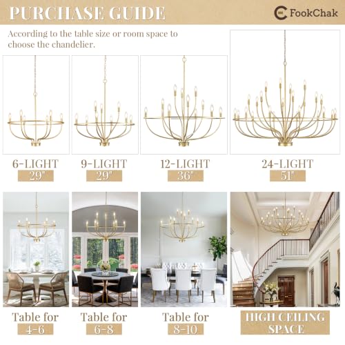 Gold Chandelier