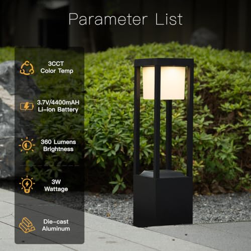 Solar Floor Lamp Outdoor Waterproof