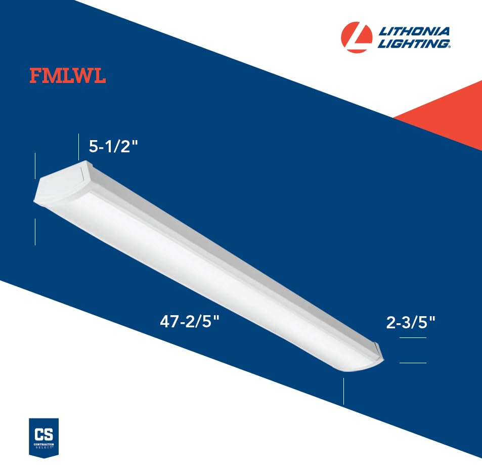 4' Low Profile LED Wraparound Light Fixture