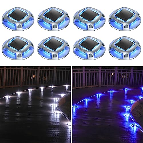Solar Driveway Lights Outdoor 8 Pack (8 Count)