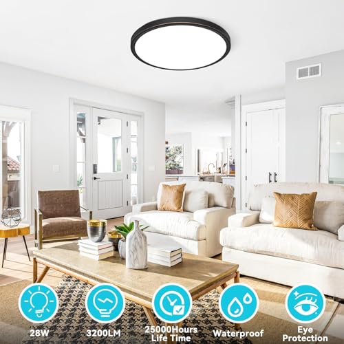 12 inch Flush Mount LED Ceiling Light Fixture