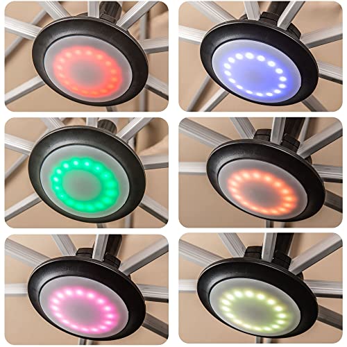 Patio Umbrella Light for Purple Leaf Cantilever Umbrella