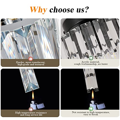 Modern Crystal Ceiling Light Fixture