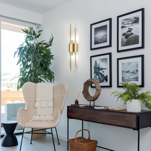 Gold Sconces Wall Set of 2
