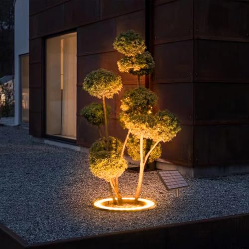 Solar Palm Tree Lights Outdoor