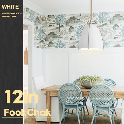 White Gold Pendant Light 3
