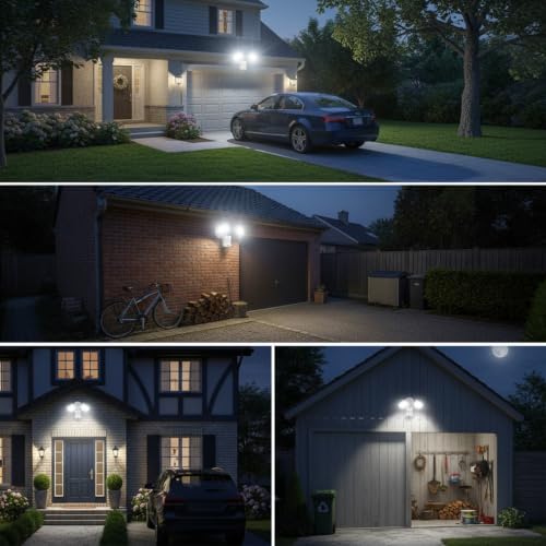 28W 3500LM Motion Sensor Outdoor Lights