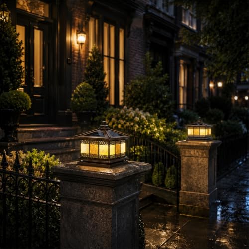 Vintage Outdoor Pillar Light Fixture