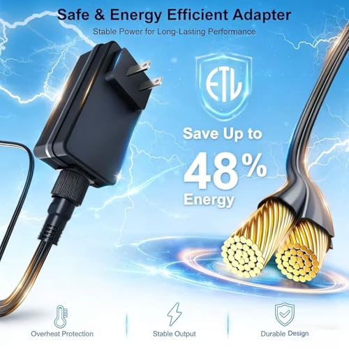 50FT Outdoor String Lights with Remote & Dimmable