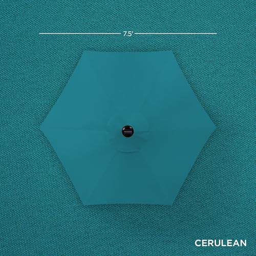 7.5ft Solar Umbrella LED Lighted Patio Umbrella