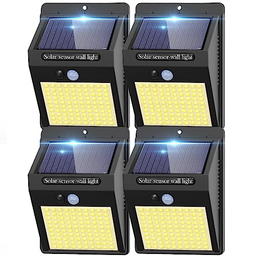 4 Pack Solar Motion Lights Outdoor (4 Count)