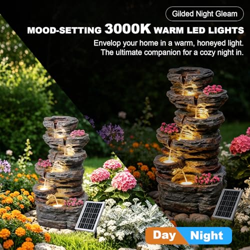 Solar Water Fountain Outdoor 6