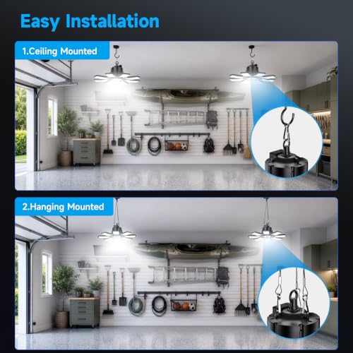 LED Garage Light Bulbs (8+1/Plug-in)