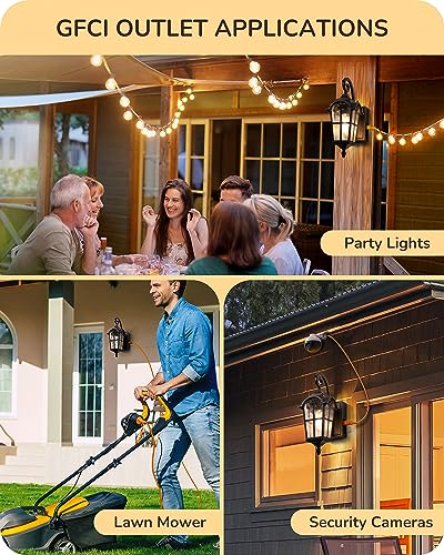 Dusk to Dawn Outdoor Wall Lights 2 (2 Count)