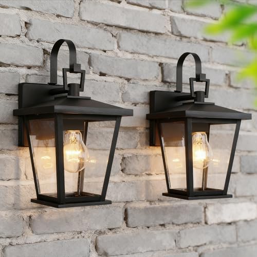 Outdoor Wall Lantern 2 Pack (2 Count)