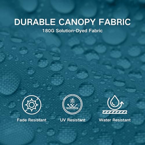 9ft 3 Tier Patio Umbrella with Solar Lights
