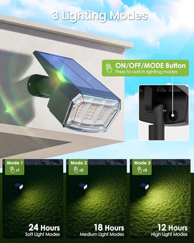 Solar Spot Lights Outdoor Waterproof