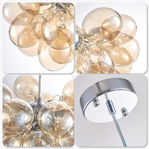 Champagne Bubble Ball Chandelier