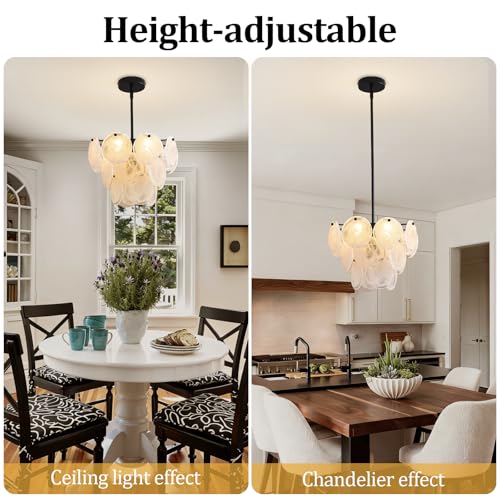 Black Glass Pendant Light