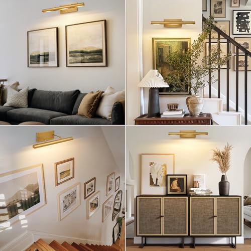 Gold Art Picture Frame Wall Light