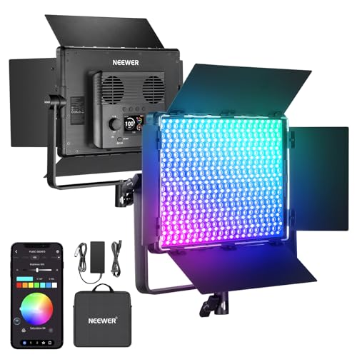 PL60C RGB LED Panel Video Light APP