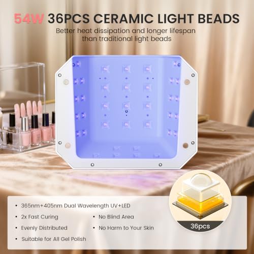54W UV Light for Gel Nails