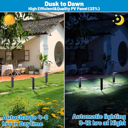 Sunvivo Bright Solar Pathway Lights (4 Count)
